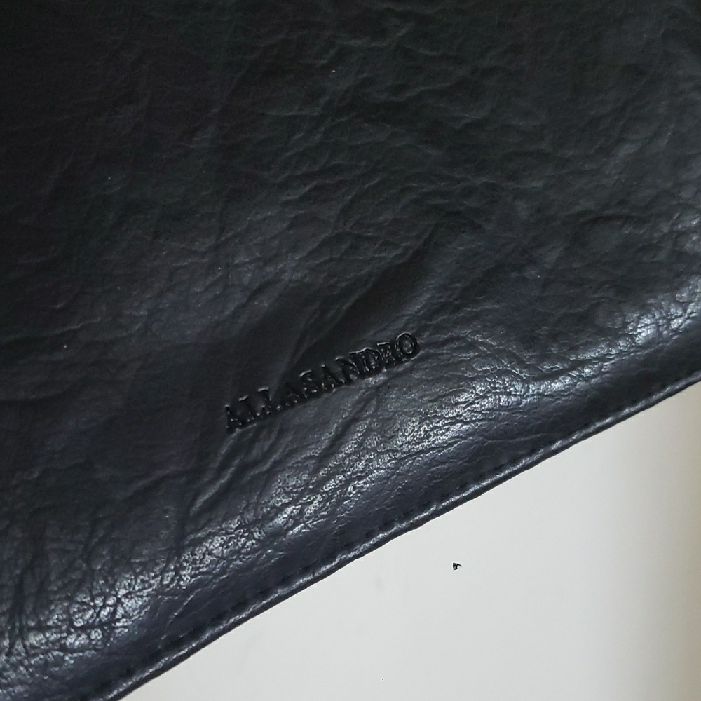 Sandro Black Leather Crossbody Bag with Adjustable Strap - Picture 6 of 6